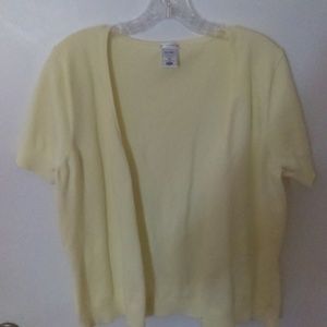 Old Navy lemon yellow sweater